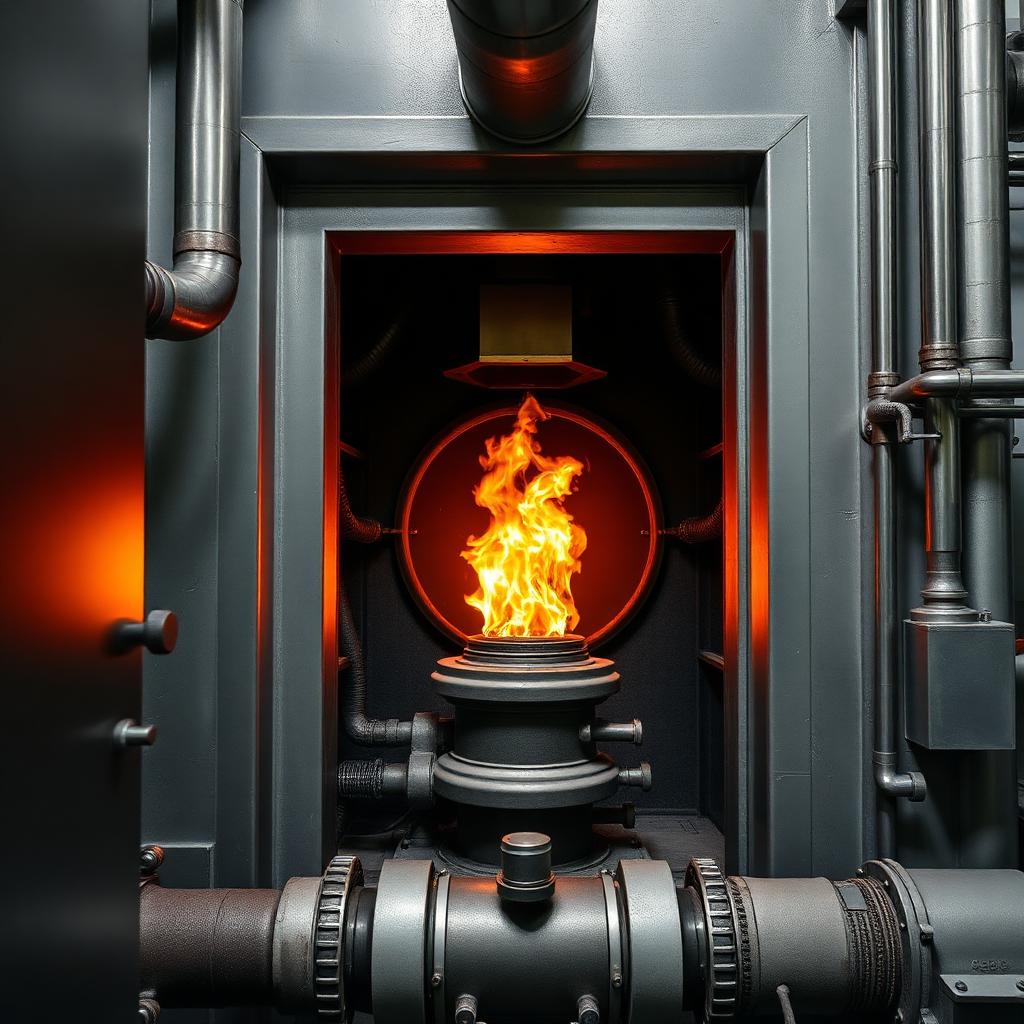 LDO (Light Diesel Oil) — Furnace combustion in heating plant