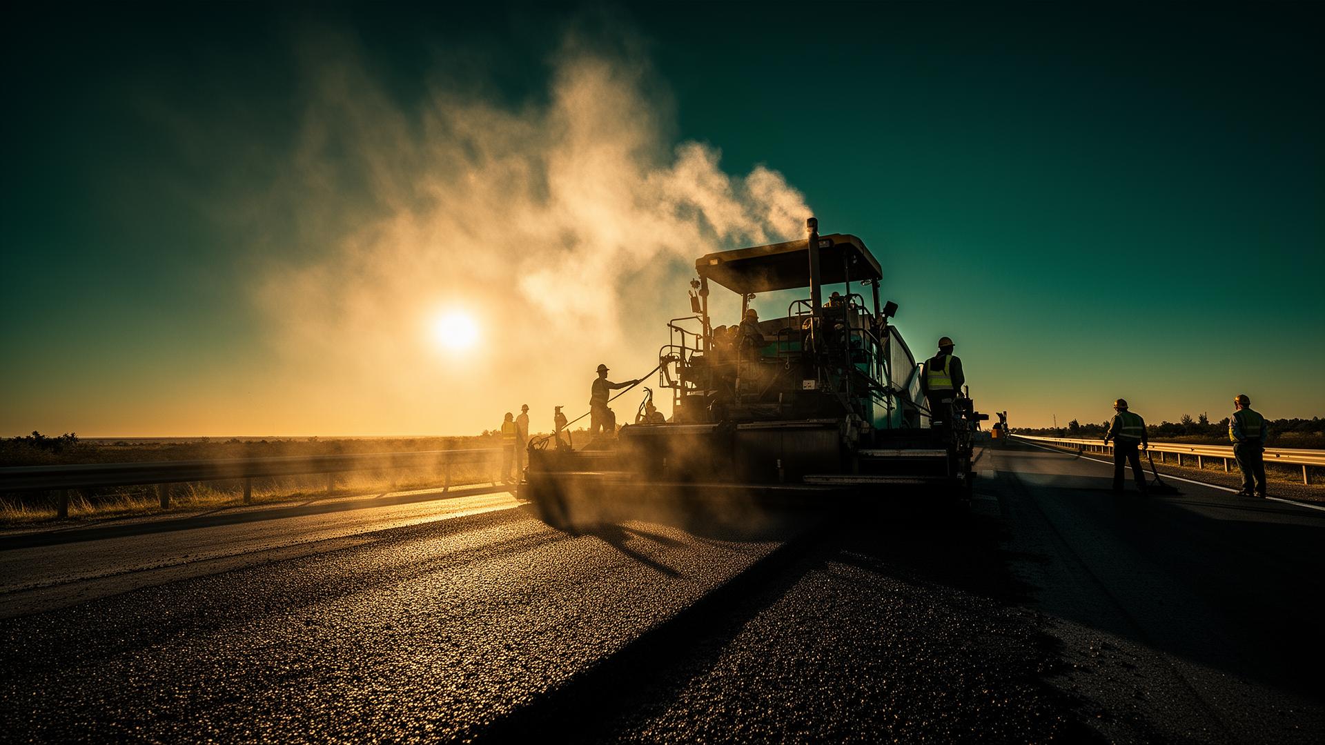 Cold Mix — Rural road patching operation